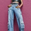 Top 10 🎁 Alice + Olivia Cay Baggy Denim Cargo 👖 Jeans Brea Blue 😉 -7 For All Mankind Shop alice465771ef9a 1670521172229 2 0. UX540 . QL90