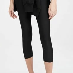 Cheap 🔥 Alo Yoga High Waist Airlift Capri Leggings Black ✨