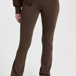 Promo ⭐ Alo Yoga Airbrush High-Waist Bootcut Leggings Espresso ✔️