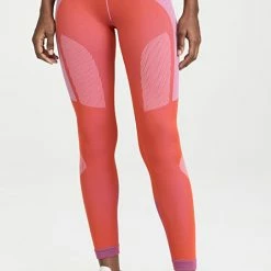 Promo 😀 Adidas By Stella McCartney True Strength SL Tights Active Orange/Pink/Bold Blue 🎉
