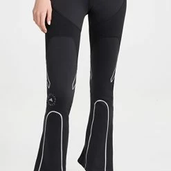 Budget 😍 Adidas By Stella McCartney Knit Mix Pants Black ✨