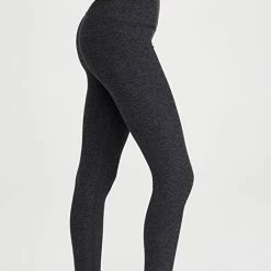 Buy ⌛ Beyond Yoga High Waisted Midi Leggings Black/Charcoal 🌟