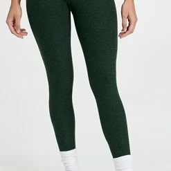 Best Pirce 😍 Beyond Yoga High Waisted Midi Leggings Forest Green Pine ⭐