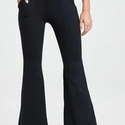 Outlet 🧨 Beyond Yoga Heather Rib All Day Flare Pants Black Heather ❤️