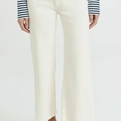 Budget 🎁 DL1961 Hepburn Wide Leg High Rise 👖 Jeans Eggshell 🔔