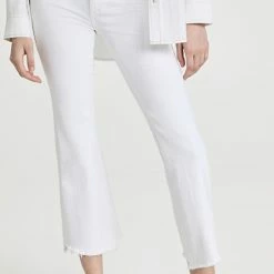 Cheap 🎉 DL1961 Bridget Boot Instasculpt Crop 👖 Jeans Milk Frayed 😀