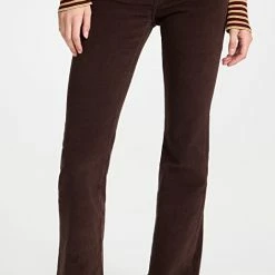 Budget 🛒 DL1961 Bridget Boot High Rise Instasculpt 👖 Jeans Dark Cocoa (Corduroy) 🛒