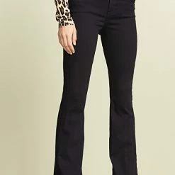 New 💯 FRAME Le High Flare 👖 Jeans Film Noir 🔥