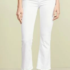 Best Sale 🎉 FRAME Le Crop Mini Boot Cut 👖 Jeans Blanc 👍