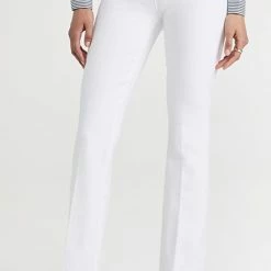 Buy ❤️ L'AGENCE Ruth Straight Raw Hem 👖 Jeans Blan 🔥