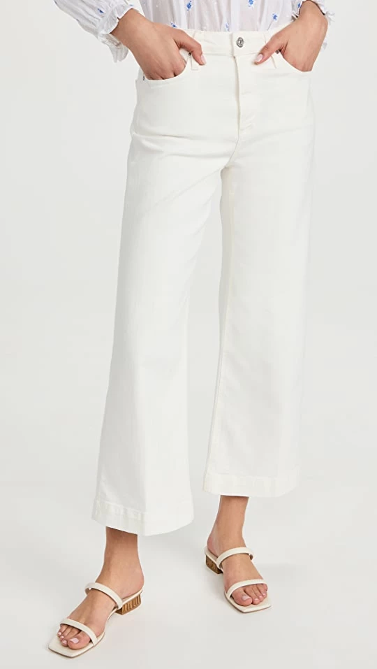 Promo ๐ PAIGE Anessa Wide Leg ๐ Jeans Light Ecru ๐ฏ 3 Promo ๐ PAIGE Anessa Wide Leg ๐ Jeans Light Ecru ๐ฏ