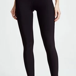 Best Pirce ⌛ Plush High Waist Matte Fleece Leggings Black ⌛