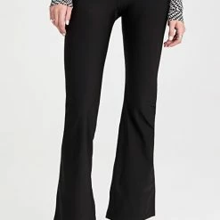 Best deal 😉 Plush Fleece-Lined Flare Leggings Black 🎁