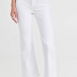 Deals ❤️ Rag & Bone Casey High-Rise Ankle Flare 👖 Jeans 🧥 Coated White 🧨