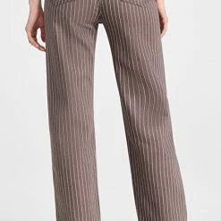 Cheapest 🎁 Reformation Wilder High Rise Wide Leg 👖 Jeans Cacao Pinstripe 🤩 -7 For All Mankind Shop refor406991f2d1 1666059474177 2 0. UX540 . QL90
