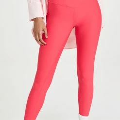Outlet 🔥 Sincerely Jules For Bandier Rowan V Seam Leggings Hibiscus 😉