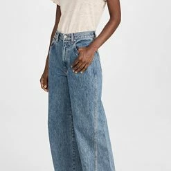 Top 10 🔔 SLVRLAKE Eva Super Wide Twisted Seam 👖 Jeans Born To Run 🎉