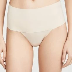 Best Pirce 😍 SPANX Undie -Tectable Thong Soft Almond 🥰