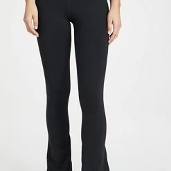 Outlet 😍 Splits59 Raquel High Waist Flare Leggings Black ⭐
