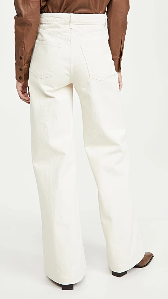 Cheap ๐ Triarchy High Rise Wide Leg ๐ Jeans Off White ๐ 4 Cheap ๐ Triarchy High Rise Wide Leg ๐ Jeans Off White ๐ - Image 2