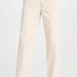 Flash Sale 🧨 Triarchy Ms. Klieo High Rise Baggy Cargo 👖 Jeans Off White ⭐