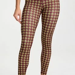 Buy ⌛ Tory Sport High-Rise Printed Weightless 7/8 Leggings Checkered Logo Lush Plum ✔️