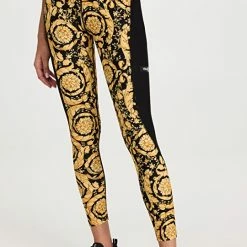 Best deal 🤩 Versace Sport Leggings Black/Print 🧨
